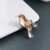 31 Styles Women Fashion Rhinestone Enamel Bird Brooch Cute Vivid Flying Fledgling Animal Brooch Scarf Dress Coat Lapel Pins Gift