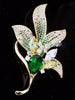 Korean Style Micro Inlaid Zircon Flower Corsage Fashion New Suit Coat Pin Accessories Elegant Magnolia Brooch for Women