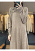 Vintage Half Turtleneck Handmade Embroidered Dress Cashmere Sweater