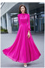 Younger Slim-Fit Swing Slimming Travel Chiffon Dress