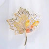 Korean Style Micro Inlaid Zircon Flower Corsage Fashion New Suit Coat Pin Accessories Elegant Magnolia Brooch for Women