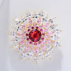 Korean Style Micro Inlaid Zircon Flower Corsage Fashion New Suit Coat Pin Accessories Elegant Magnolia Brooch for Women