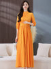 Yellow Chiffon Long Maxi Dresses