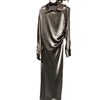 Luxury Tweed Style Dress  Long Formal Gown For Special Occasion High Quality Velvet Surface