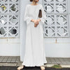 ZANZEA Elegant Fashion Women Maxi Sundress 2024 Autumn Long Dress Casual Pleated Long Sleeve Solid Color Party Vestidos Robe