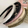 New  Elegant Bezel Retro Women Headband Girls Hair Bands Hairband Hoop for Wedding Party Holiday Korean Hair Accessory