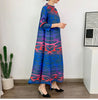 Printed Long Sleeved Dresses Elegant Women Clothing