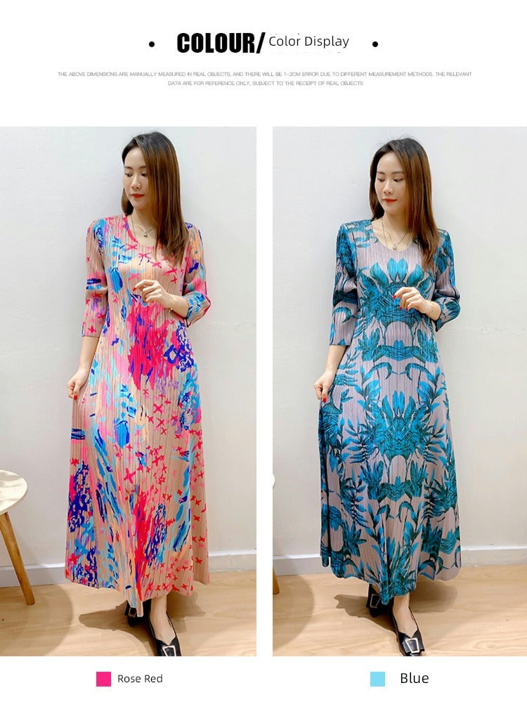 Sanzhai Pleated Niche Dress