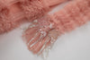 Designer Dress Women's Vintage Elegant Net Yarn Sequins Tassel Cascading Ruffle Dresses