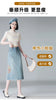 Embroidery High Waist A-line Denim Skirt  Women Elegant Chic Slim Fit Plus Size Midi Skirts