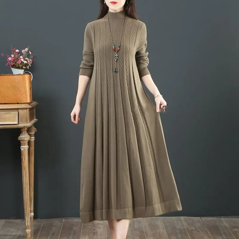 knit winter dress