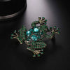 Beautiful Sapphire Blue Crystal Rhinestone Peacock Brooch Jewelry Pin Accessories Animal Brooch