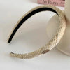 New  Elegant Bezel Retro Women Headband Girls Hair Bands Hairband Hoop for Wedding Party Holiday Korean Hair Accessory