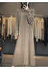 Women's Long Dresses 100% Cashmere and Wool Knit Jumpers, Lady Pullovers,