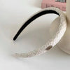 New  Elegant Bezel Retro Women Headband Girls Hair Bands Hairband Hoop for Wedding Party Holiday Korean Hair Accessory