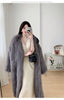 2023 Winter New Temperament  Environmental Protection Imitation Fox Fur Long Fur Outwear Women Warm Long Sleeve Mao Mao Coat Lady