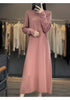 Women's Long Dresses 100% Cashmere and Wool Knit Jumpers, Lady Pullovers,