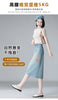 Embroidery High Waist A-line Denim Skirt  Women Elegant Chic Slim Fit Plus Size Midi Skirts