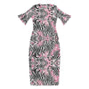 Anavah Dress Zebra Print