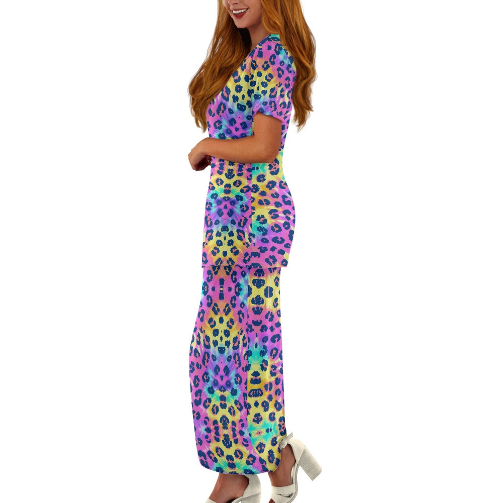 Guinea Style Maxi Dress Set