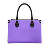 purple tie dye leopard print Women's PU leather twill handbag