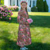 Children's Long Sleeve Modest  Dress