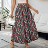 Printed Double Pocket Skirt