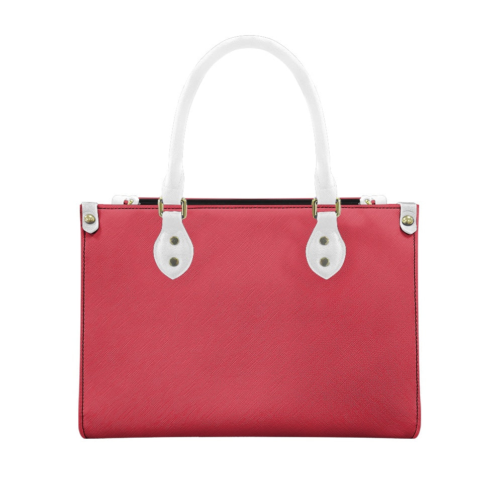 Women's PU leather twill handbag