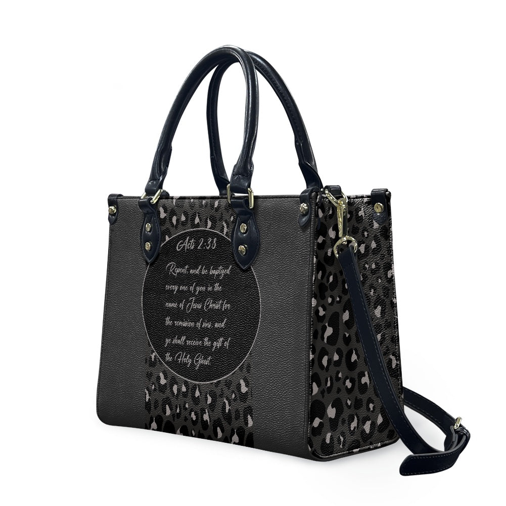 Acts 2:38 Apostolic Ladies PU handbag