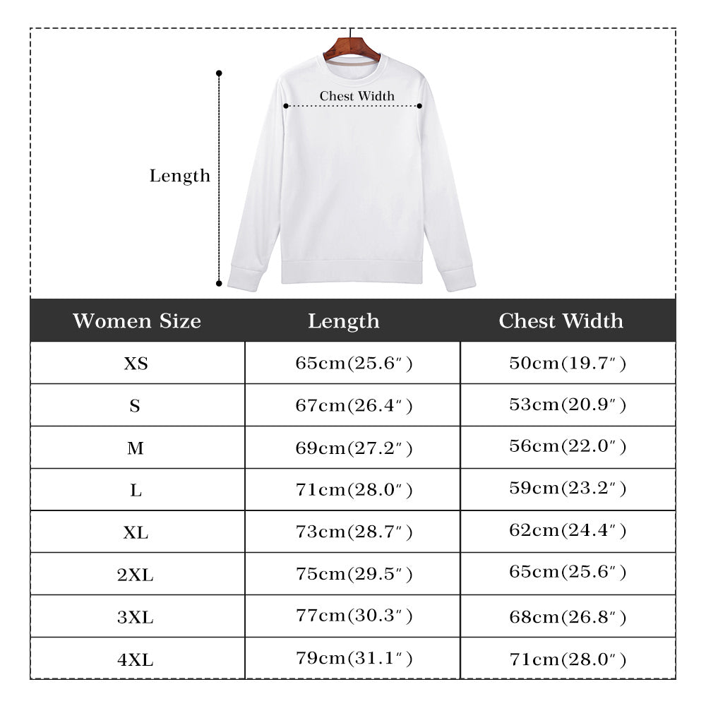 Walk In The Light Holiness Is Right Womens All Over Print Crew Neck Streetwear Sweatshirt