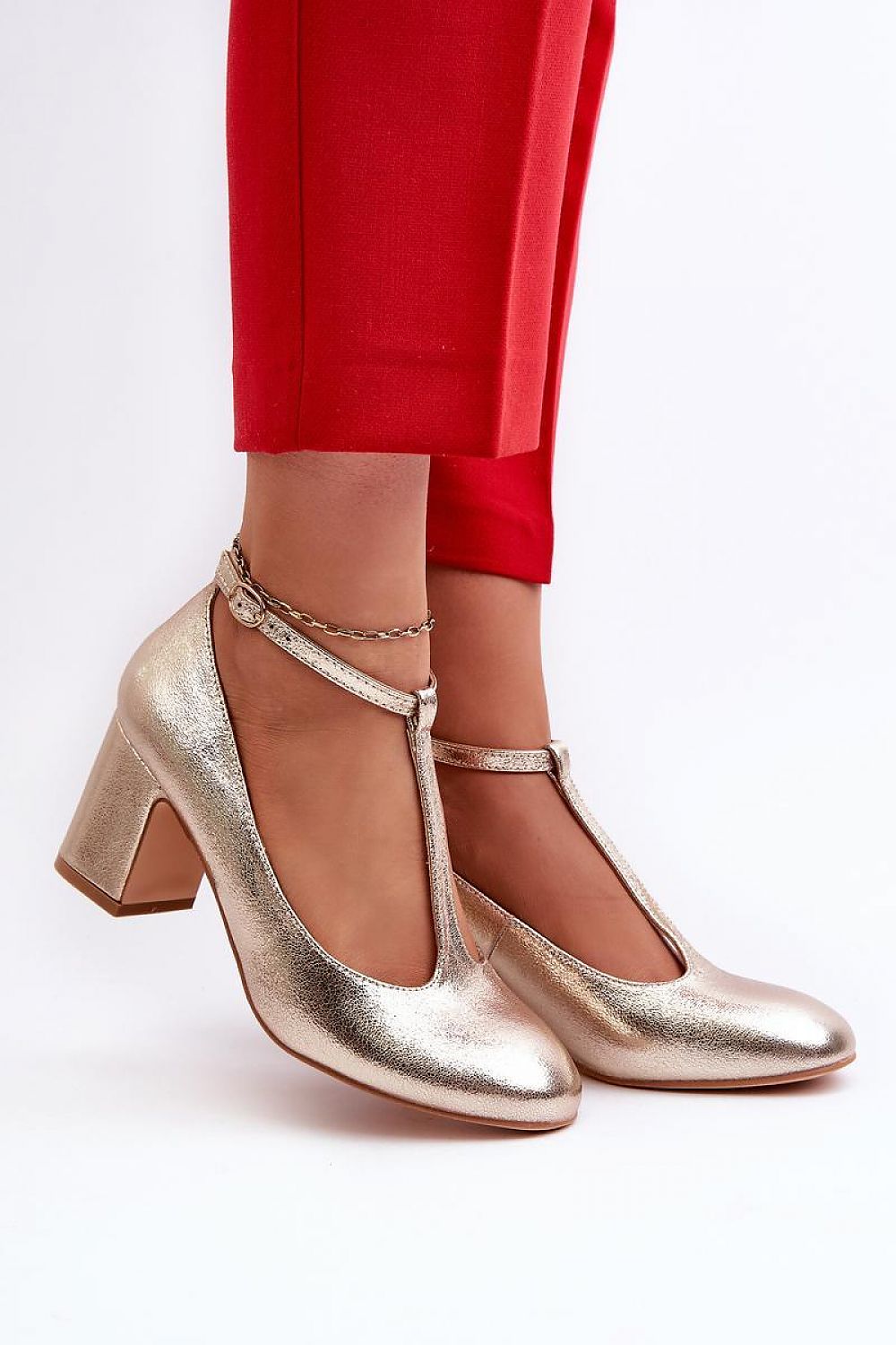 Block heel pumps Step in style