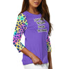 Women's three quarter sleeve top