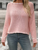 Dropped Shoulder Long Sleeve Sweater