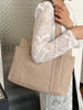 Oxford Cloth Tote Bag with Zipper