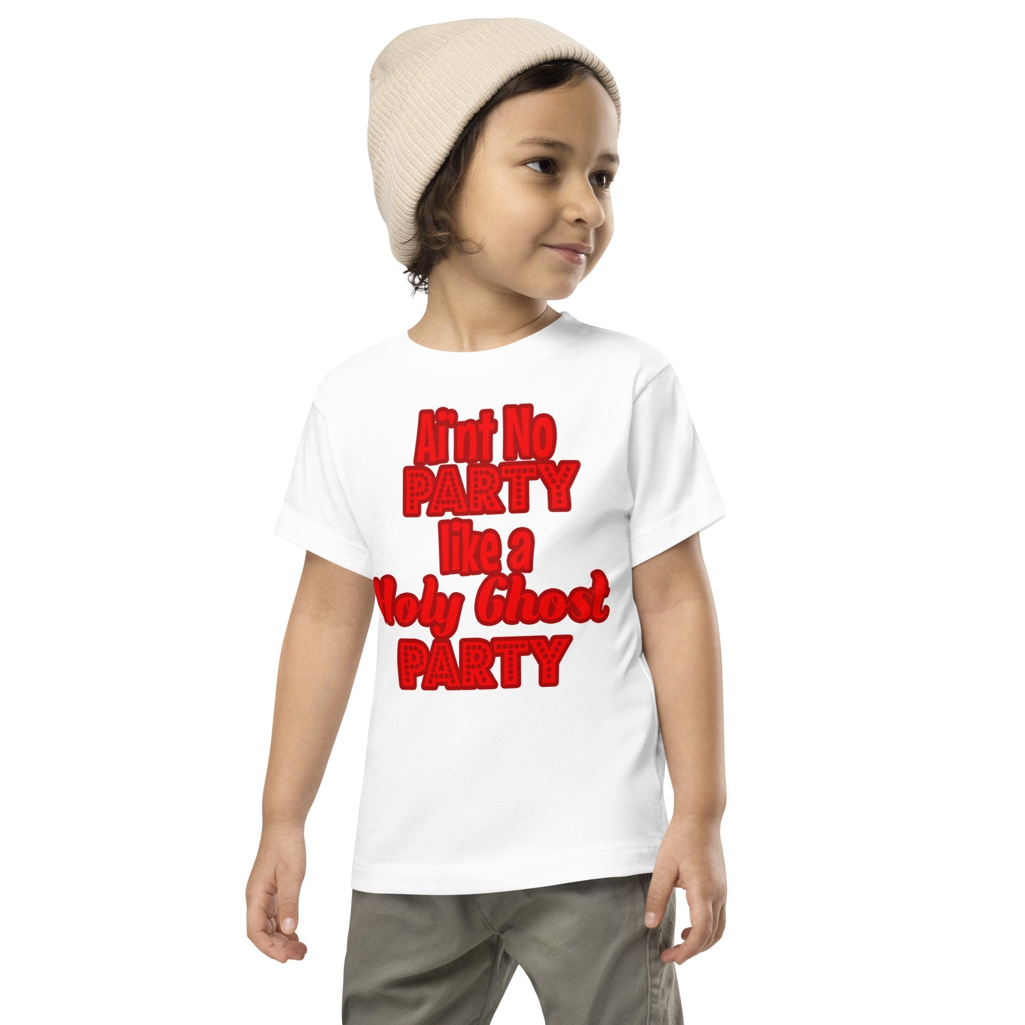 Aint No Party Like A Holy Ghost Party Toddler Short Sleeve Tee