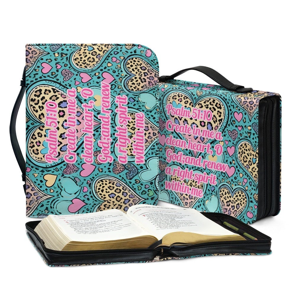 heart bible case bible bag