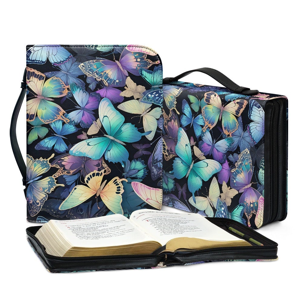 butterfly bible bag bible case